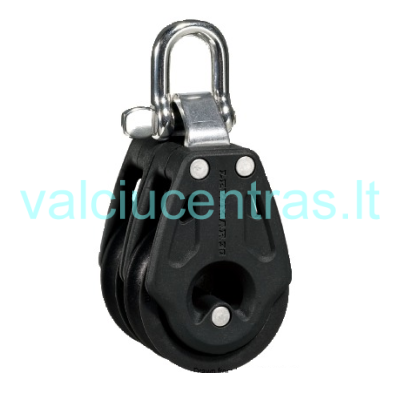 LEWMAR dvigubas blokas su šekeliu 30mm